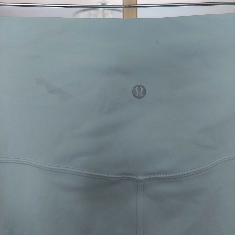Light Blue High-Waisted Leggings - Picture 3 of 4